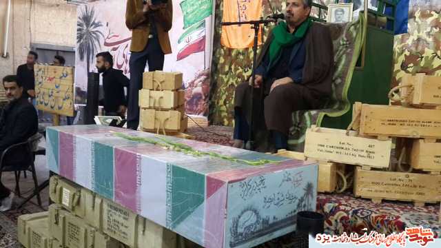 استقبال از 2 شهید گمنام در یزد
