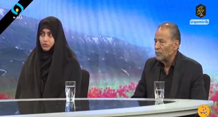 همسر شهید قاسمی از آخرین تماس و آخرین حرف شهیدش گفت/ کلیپ