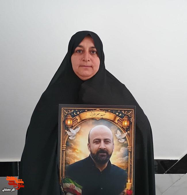 سرت سلامت قهرمان من؛ امانت‌هایت را با یاد خدا و اهل‌بیت بزرگ می‌کنم