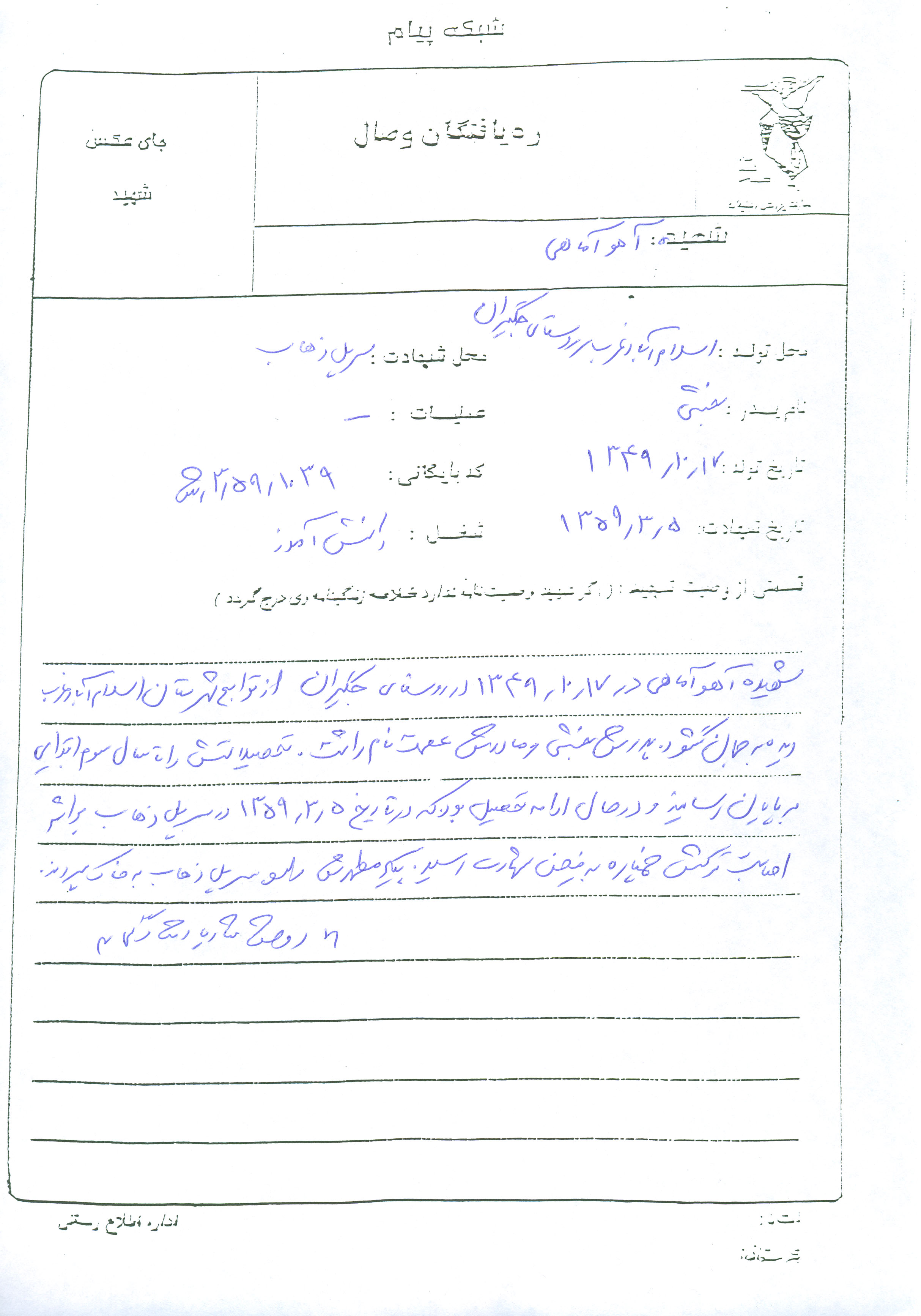 زندگینامه