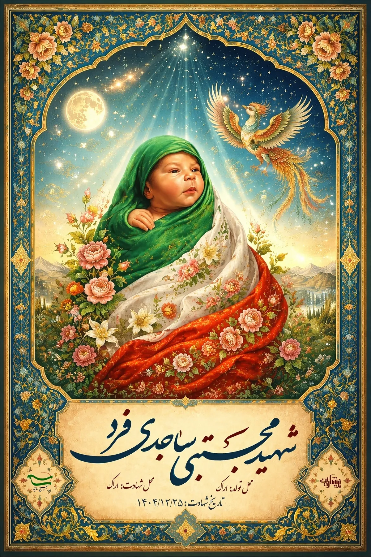 نوزاد عرش، شهید سه‌روزه